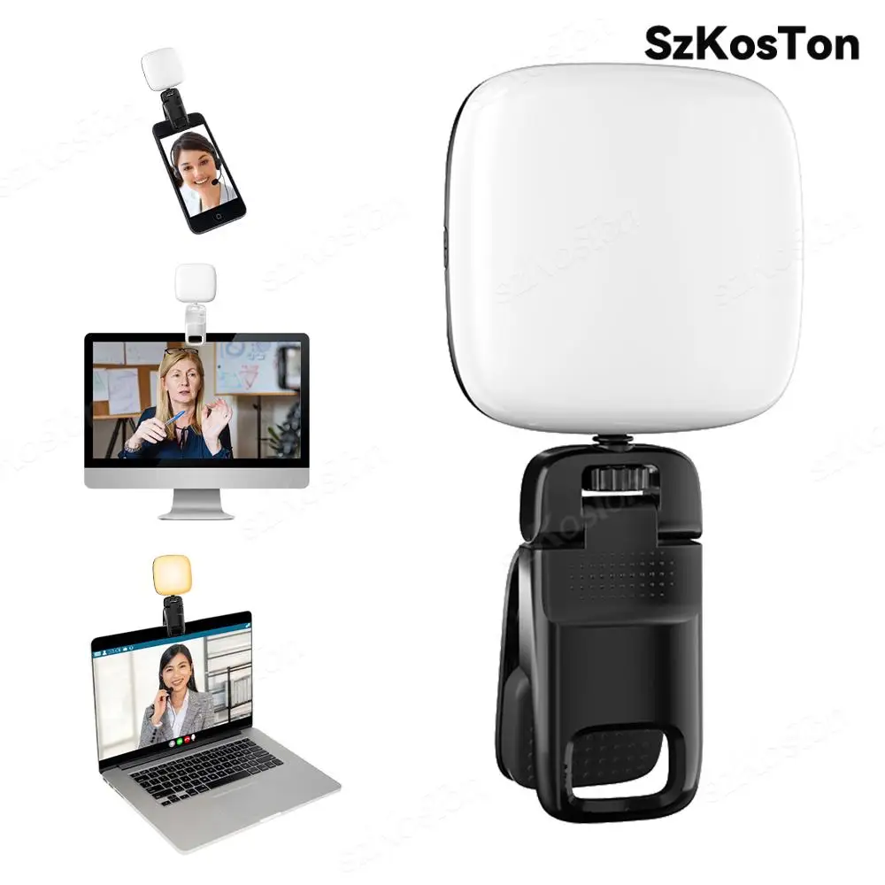 

Selfie Light Rechargeable LED Phone Light Portable Photo Light Phone Light for Selfie Conference Video Makeup Live Stream TikTok