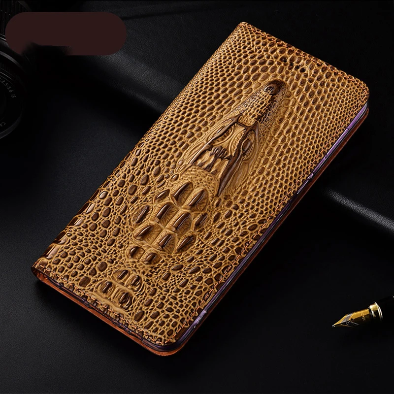 

Crocodile Head Veins Luxury Leather Case Cover For Samsung Galaxy A6 A7 A8 A9 Plus 2018 Wallet Flip Cover