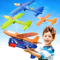Kids Airplane Launcher Toys 13.2'' LED Foam Glider Catapult Gun Plane Toy for Boys Outdoor Flying Toys Birthday Gifts for Boys 1