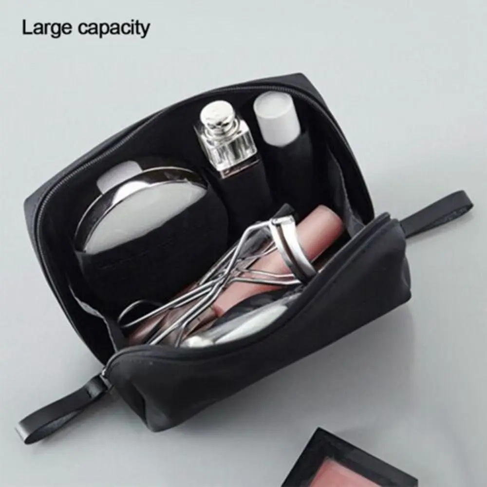 Waterproof Large Capacity Makeup Bag Multiple Colors Dacron Travel Storage Bag Partitioned Cosmetic Pouch Handbag Lipstick Pack 3