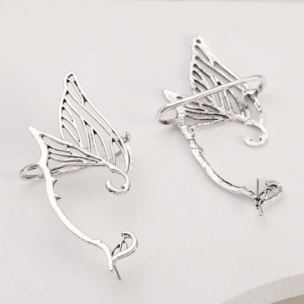 Pinces D'Oreille Creuses Elf Ear - Collier D'Oreille Outline Cuff Style Elfe | AllDT