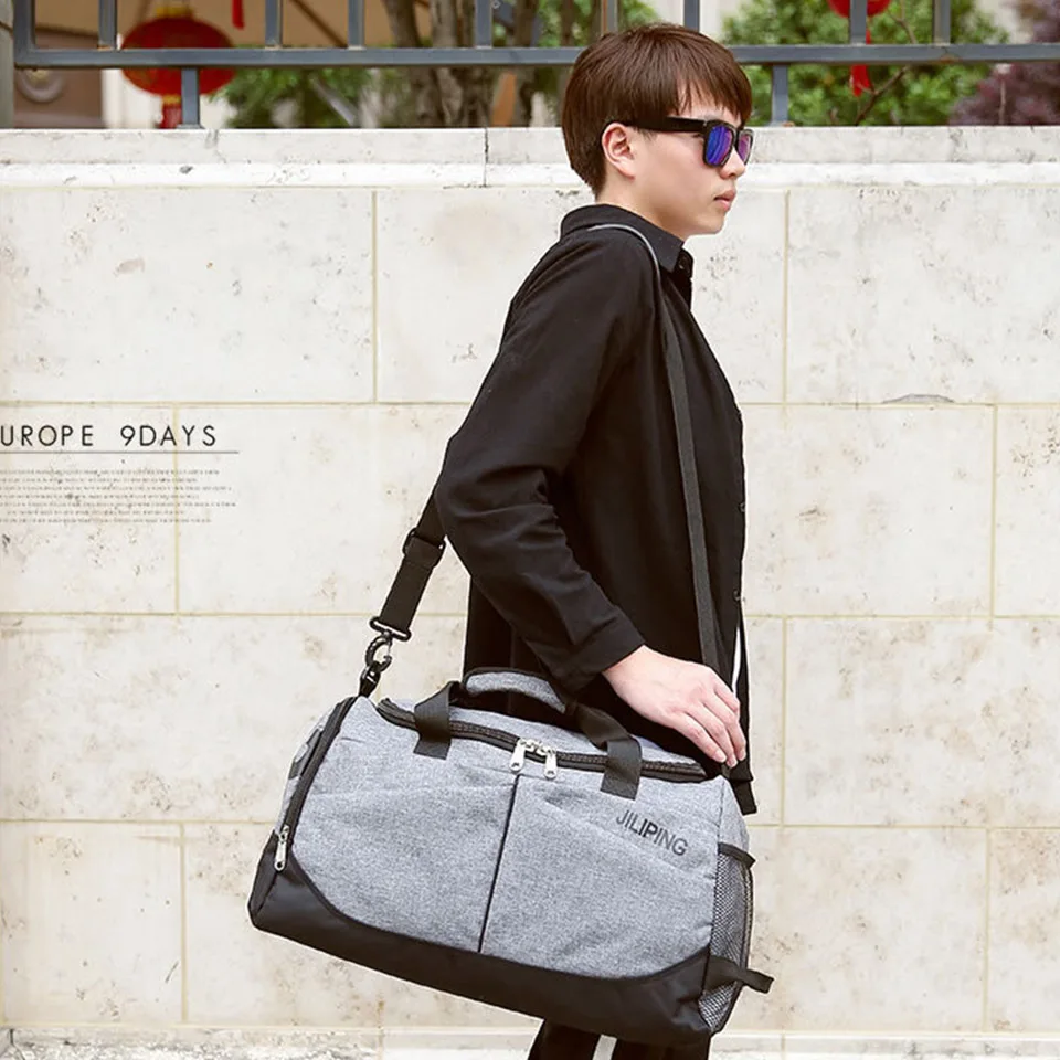 New High-Capacity Travel Handbag Korean Version High-Quality Men's And Women's Portable Luggage Single Shoulder Crossbody Bag