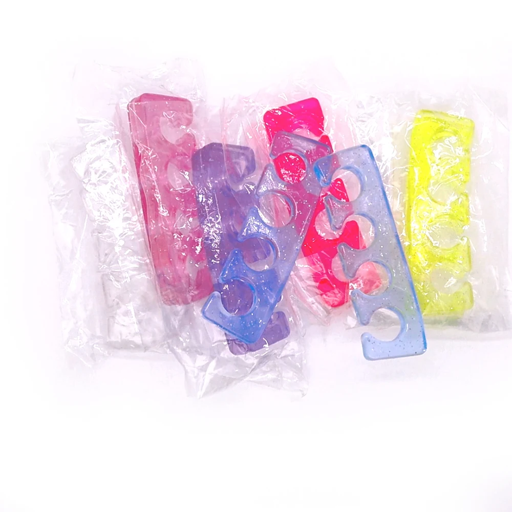 Silicone Soft Finger Toe Nail Art Toe Separators Fingers Foot Sponge UV Gel Polish Manicure Pedicure Pack Nail Kits Beauty Tools