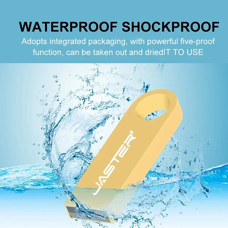 USB Flash Drive 10 color USB Flash Drive 4/8/16/32gb pendrive Cle USB Flash Stick Pen Drive waterproof 64 128GB metal memory stick flash drive