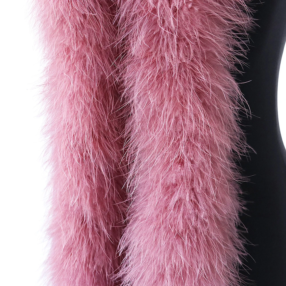 

50G Marabou Feather Boas for Needlework Handicrafts Fluffy Turkey Plume Fringe Sewing Wedding Decorations Dress DIY Accessories