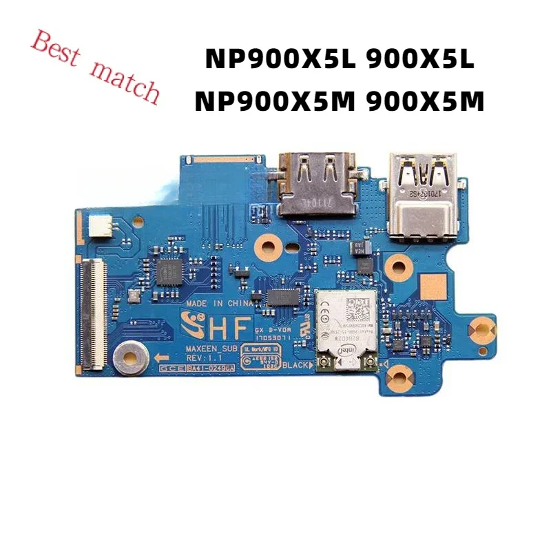 

Оригинальная плата для SAMSUNG NP900X5L 900X5L NP900X5M 900X5M USB HDMI LAN