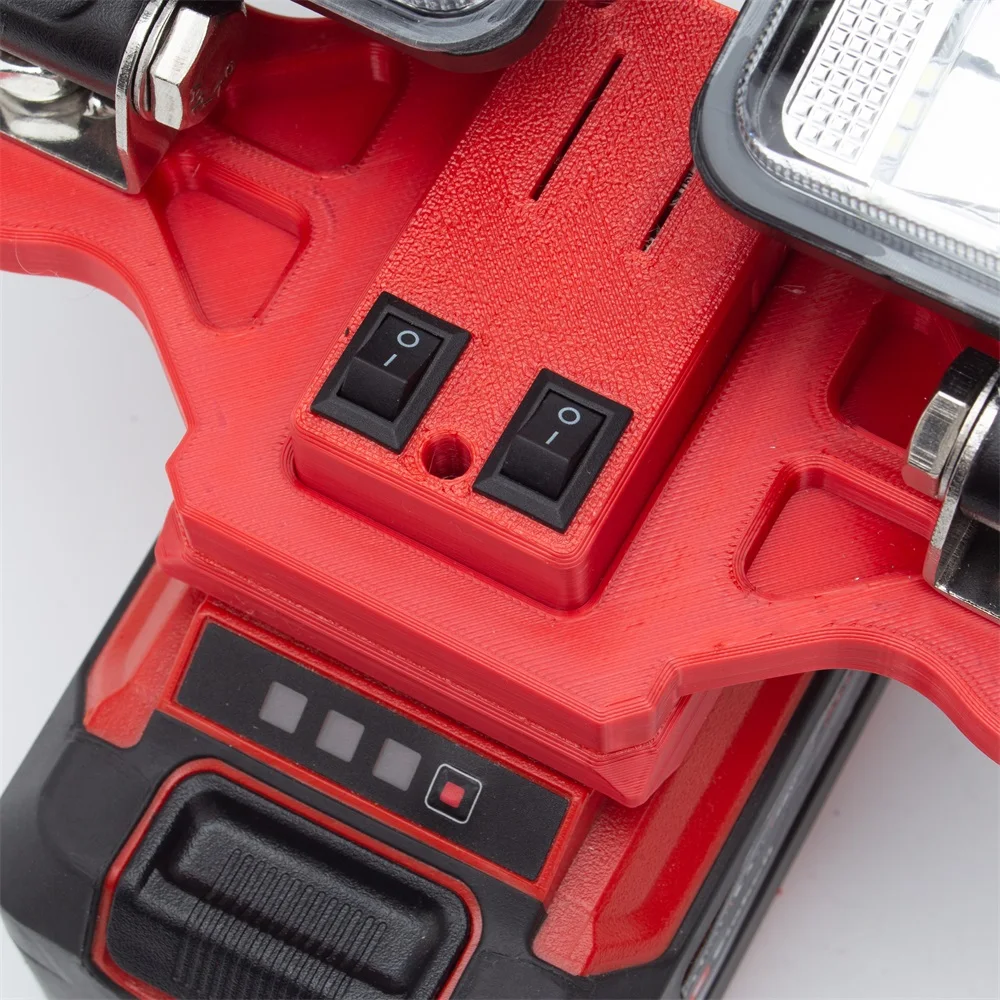 Portable Work Light LED For Ozito 18V Einhell Lithium Battery w/USB Type-C Cordless Outdoor Work Fishing Handheld Emergency