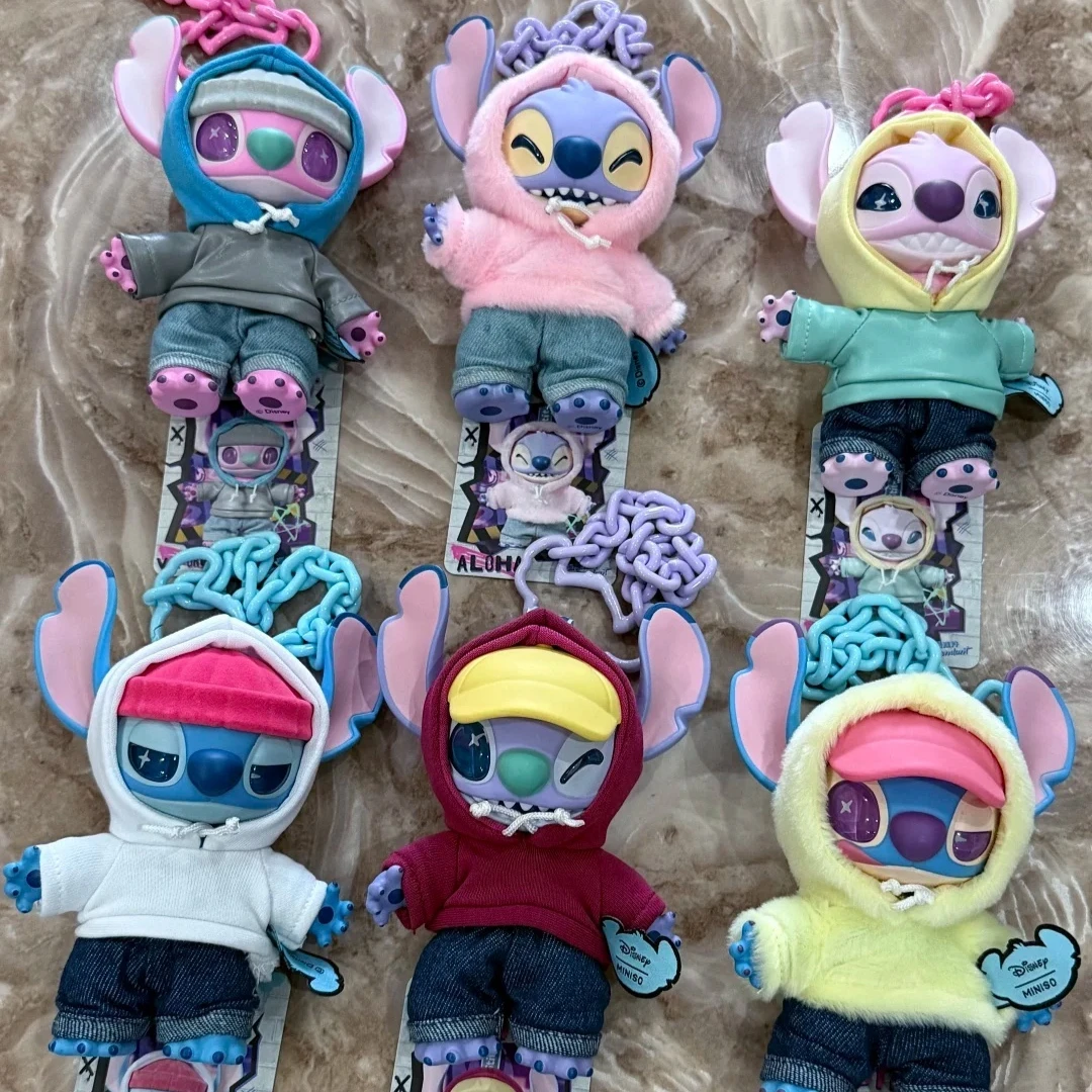 本物の Miniso Genz ステッチイチゴクマブラインドボックス