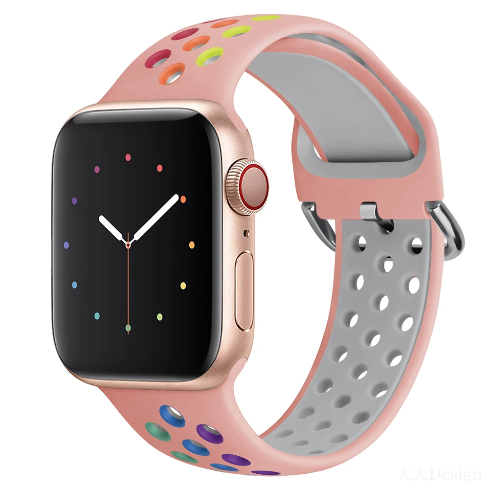 ตัวเลือกสินค้า สายซิลิโคนกันน้ำสำหรับ Apple Watch ทุกรุ่น