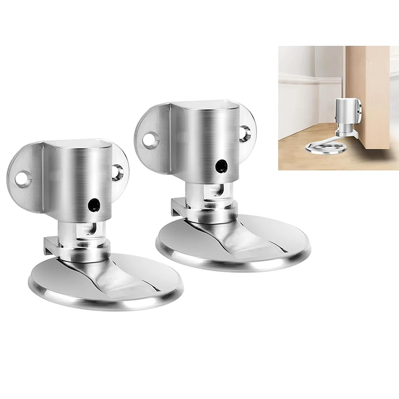 Household Alloy Invisible Suction No Punch Adjustable Strong Magnetic Suction Anti-collision Button Silent Door Home