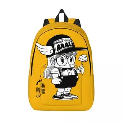 Arale Norimaki Robot Anime Canvas Backpack for Women Men Water Resistant School College Dr Slump Manga Bag Printing Bookbags