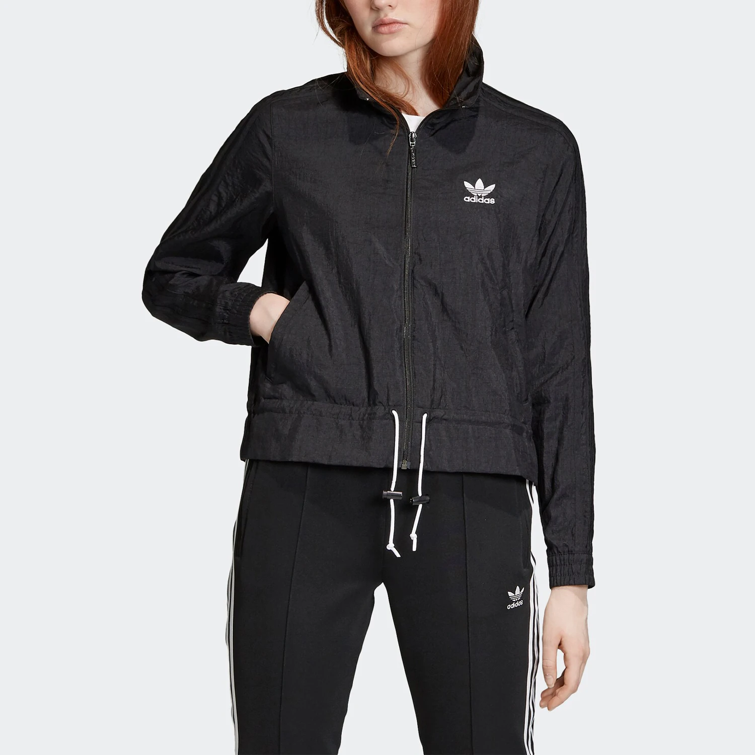 Adidas Original trois rayures RUFFLE TRACKTOP veste de sport femme ED4741 1 Adidas Original trois rayures RUFFLE TRACKTOP veste de sport femme ED4741 1