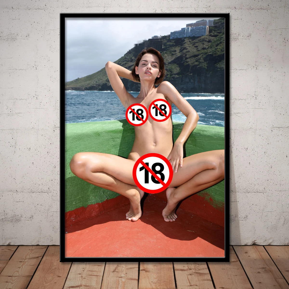 Sexy Weibliche Modell Nackt Mädchen Erotica Moderne Wand Kunst Porno Poster und Drucke Leinwand Malerei Home Wohnzimmer Decor Junge geschenk _