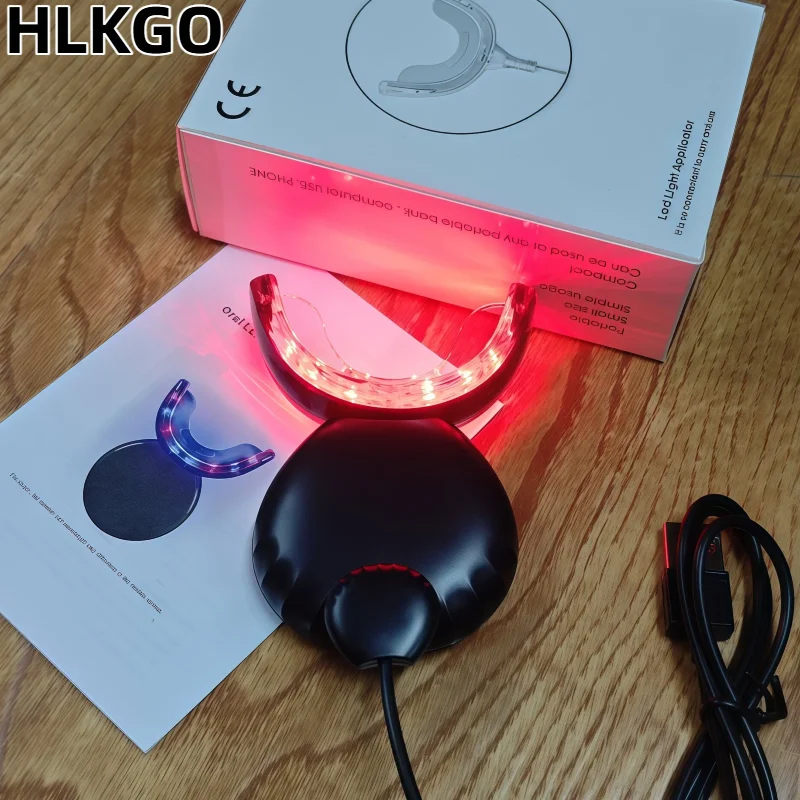 Immediate Tooth Pain Relief Device, Red Blue Light Oral Care Therapy for Gum Sensitivity Treatment