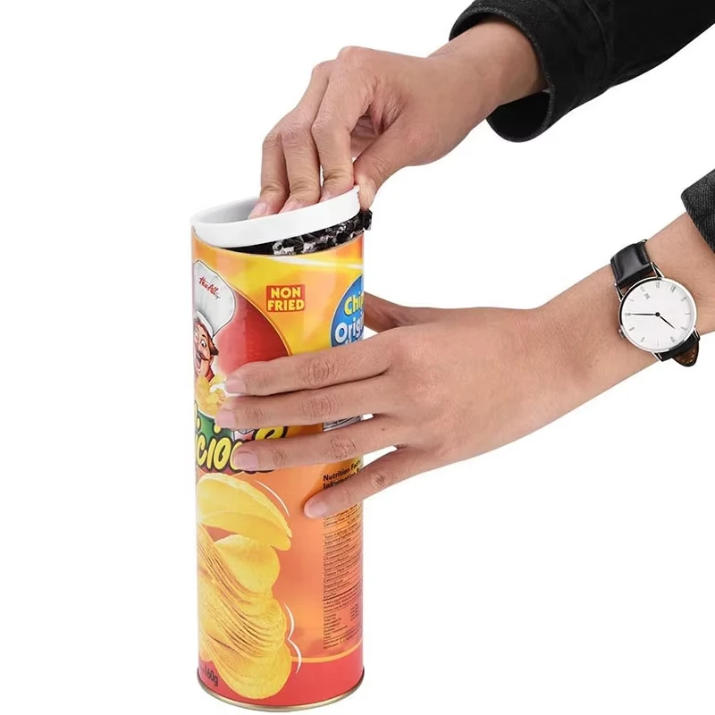 Funny Potato Chip Can Jump Spring Snake Toy Gift April Fool Day Halloween Party Decoration Jokes Prank Trick Fun Joke Toys