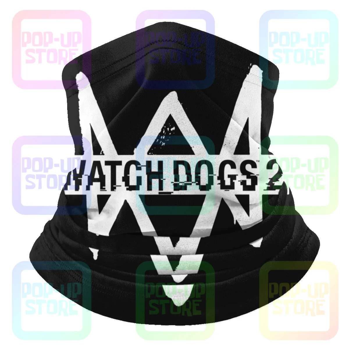 Watch Dogs 2 Logo New New Ps4 Xboxblack Microfiber Neck Gaiter Bandana Scarf Simple Running Neck Warmer
