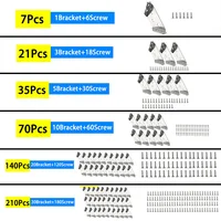 ​ ​ ขายึดเข้ามุมสแตนเลสพร้อมสกรู 90 °   มุมขวาสําหรับเฟอร์นิเจอร์ไม้ชั้นวางตู้เชื่อมต่อมุม 7-210 ชิ้น 6