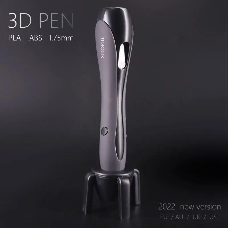 Timook 3D Pen With 30colors150/100M 1.75mm PLA, Brilliant Colour Filament With Beautiful Stron Bag Can Use Power Bank Supply