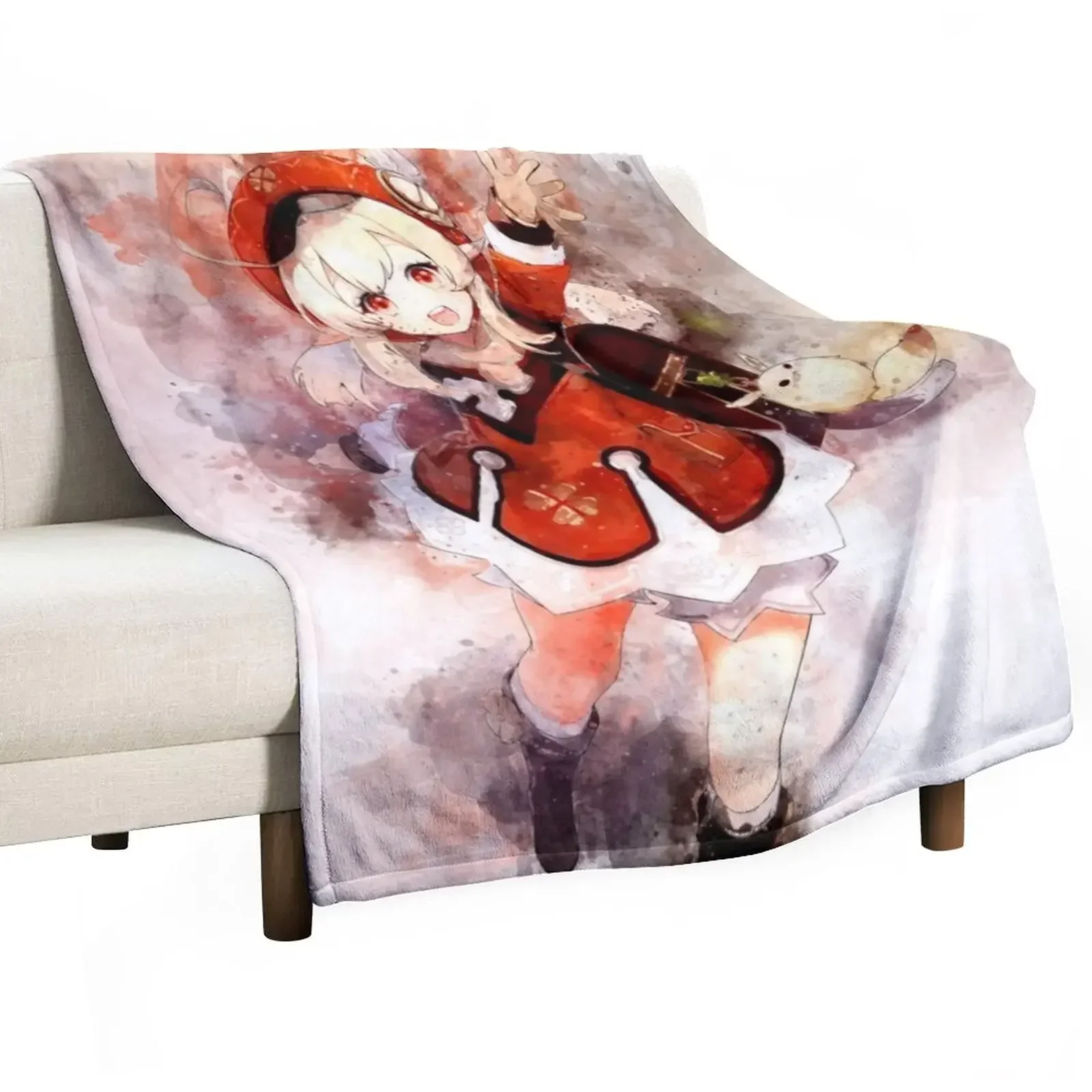 

Genshin Impact - Klee Throw Blanket Furrys for winter Sofa Blankets