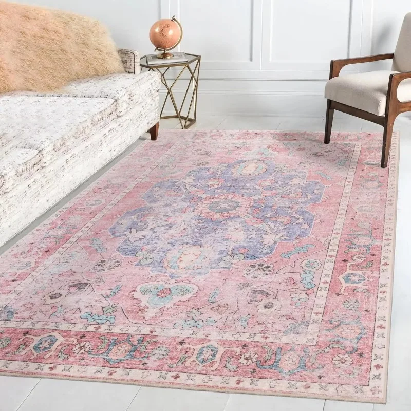Boho Persian Floral Area Rug 3