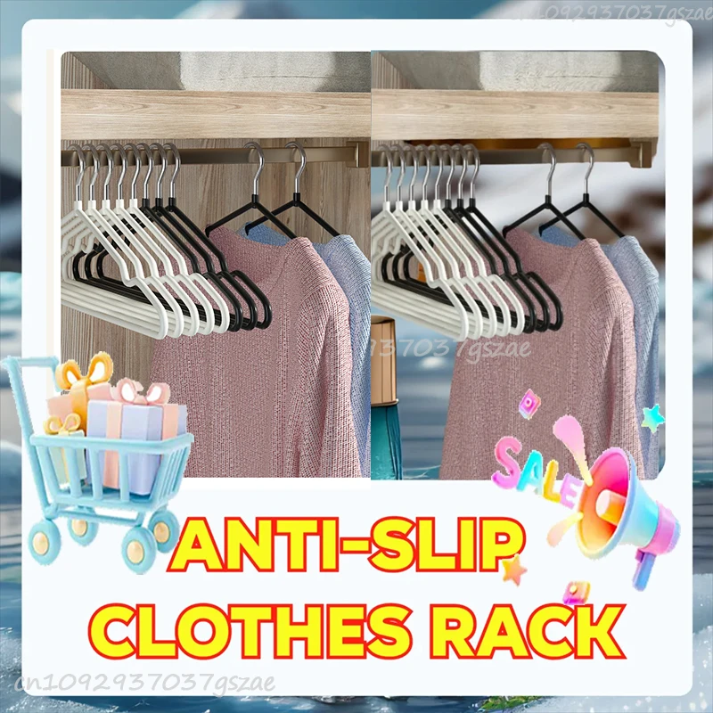 Clothes Hangers Non-slip Design Traceless Sturdy Heavy Duty Coat Durable Hangers Rack Pants Hanger