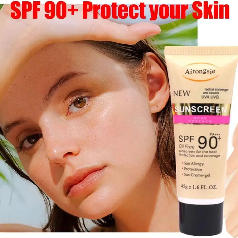 

Солнцезащитный крем SPF60 +/SPF90 + с высоким увеличением, омолаживающий, освежающий, увлажняющий, изолирующий, УФ-защитный крем для лица и тела