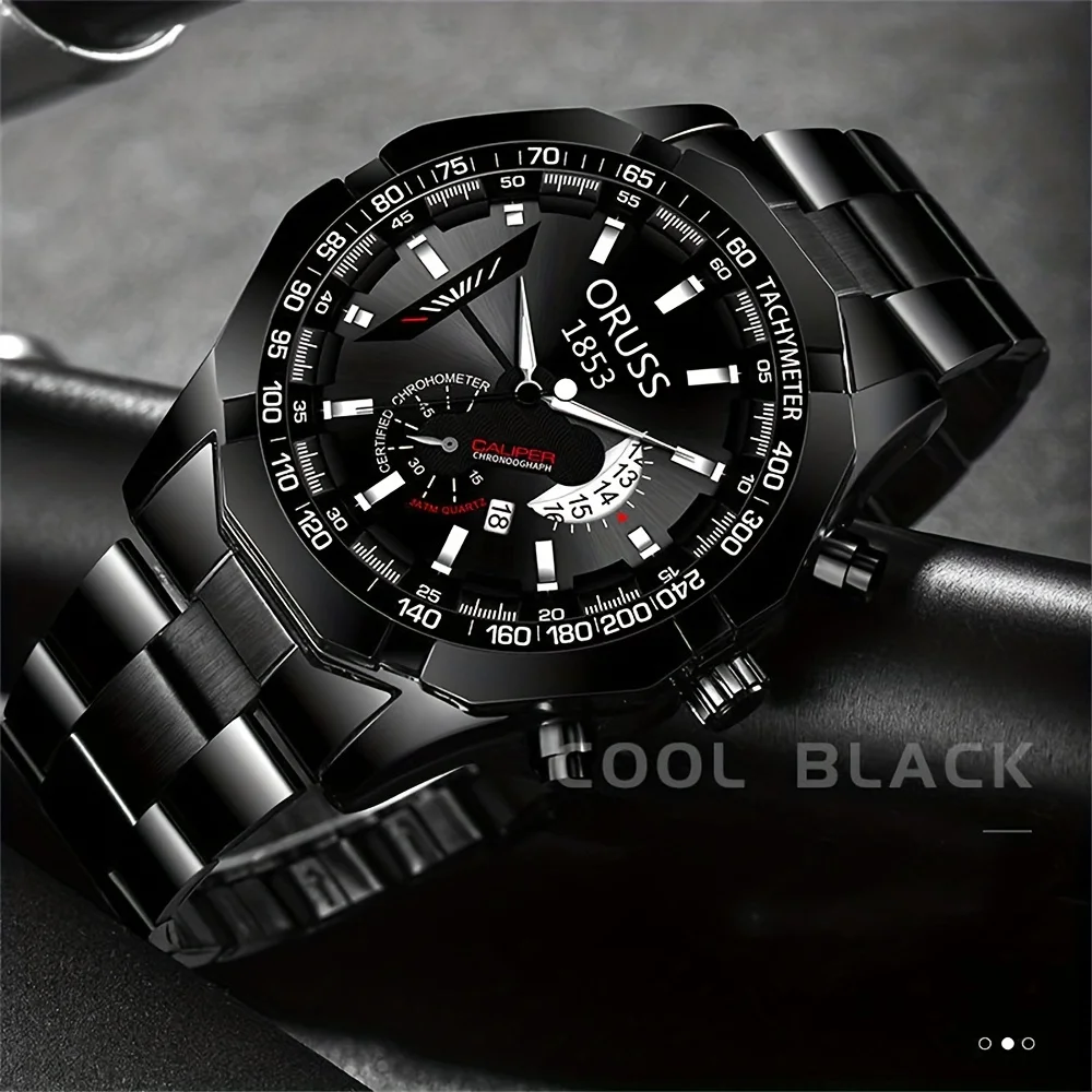 High-end personality men's watch trend cool handsome big dial gentleman fashion durable business leisure youth handsome 4