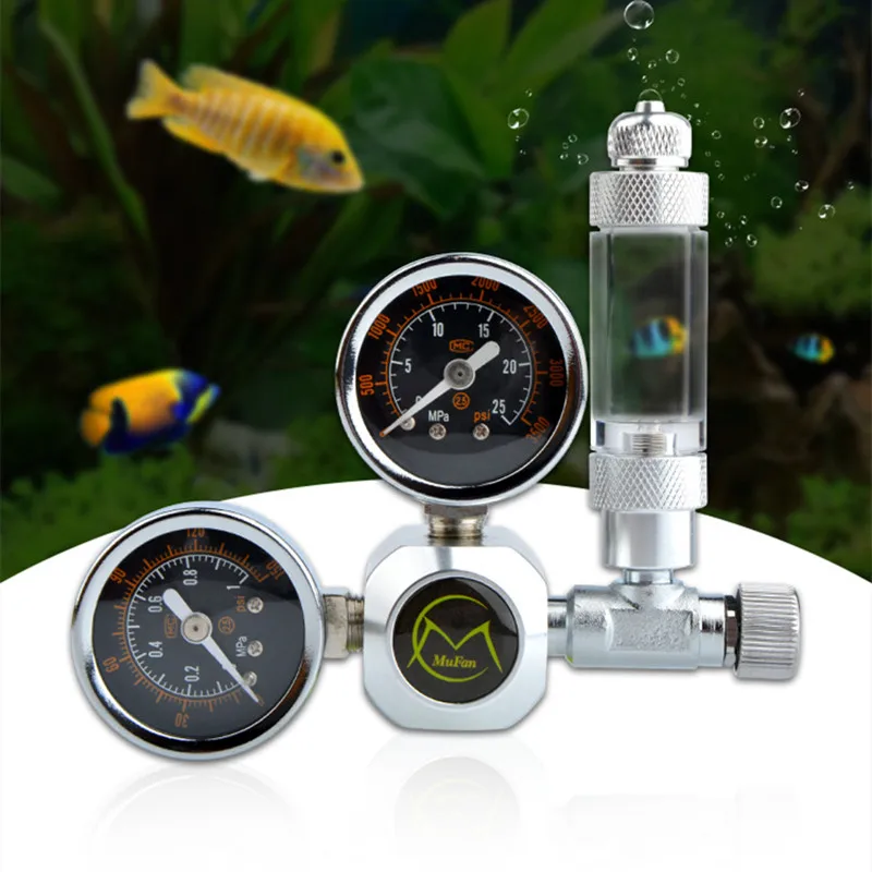 Fish Tank Co2 Pressure Reducing Valve Aquarium Co2 Regulator Solenoid