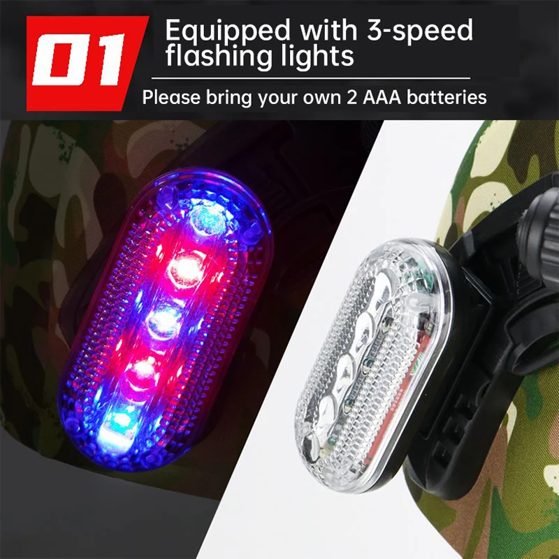 Children's Helmet Toys Kids Outdoor Military Fan Rail Helmet Toys Peace Elite Tactical Helmet Full Set Toys 4