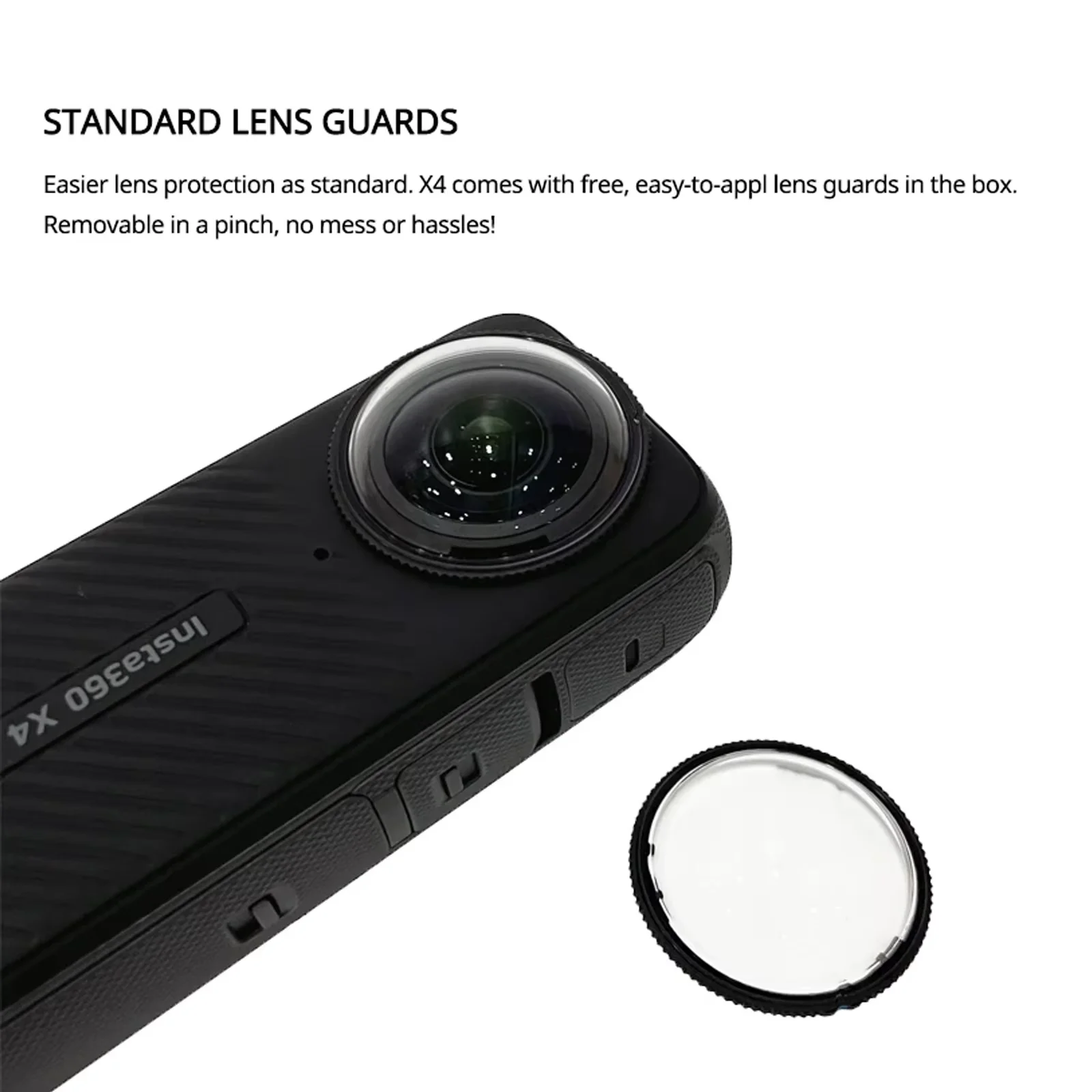 【EU 창고】인스타360 X4 8K 방수 360 액션 카메라, 4K 광각 비디오 2290mAh 배터리 인스타360 X4 스포츠 카메라
