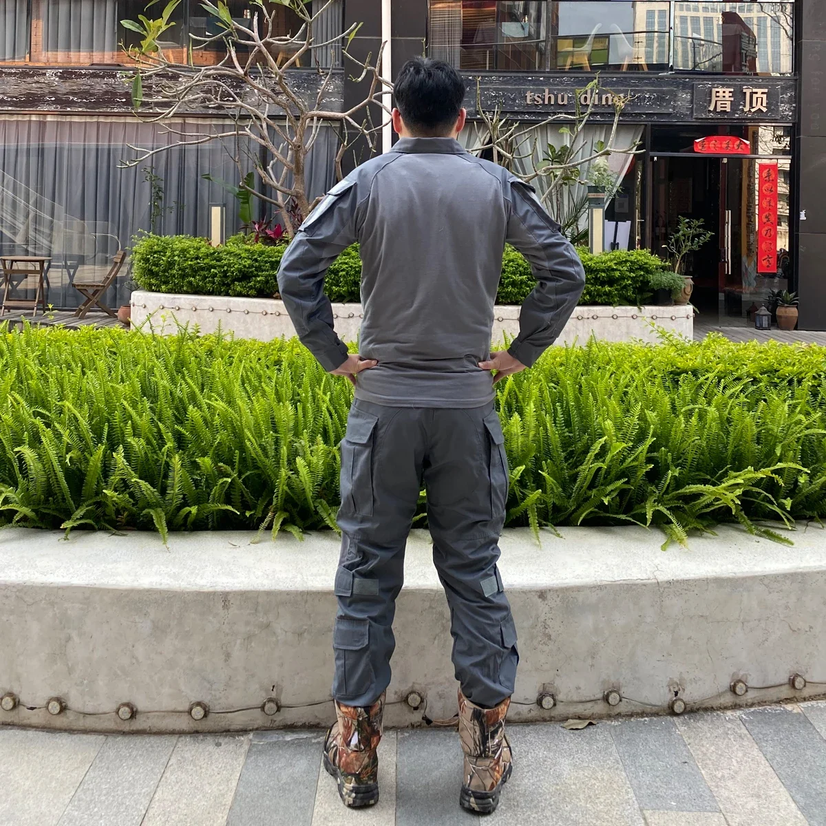 Men's Combat Suit Shirt Pants with Pads Tactical Uniform tactical pants,tactical suit,tactical shirt