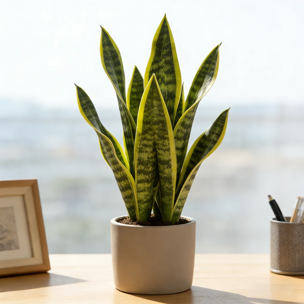 32/37cm Fake Snake Plants Artificial Tiger Piran Faux Succulents Plant Plastic Sansevieria For Home Balcony Office Gift Decor 2