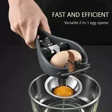 

Egg Opener Stainless Steel Manual Egg Tools Scissors Eggshell Cracker Topper Eggs Opener Separator Kitchen Tools Accessories