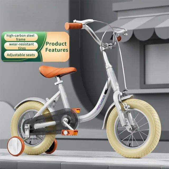 Vélo pour enfants avec roues auxiliaires 12-14-16-18-20 pouces 1