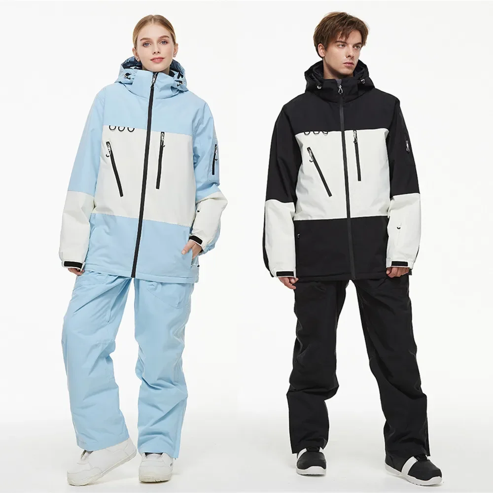 Ski Wear Short Pilot Jacket&Bibs Snow Suit - Unisex (Sold Separately)