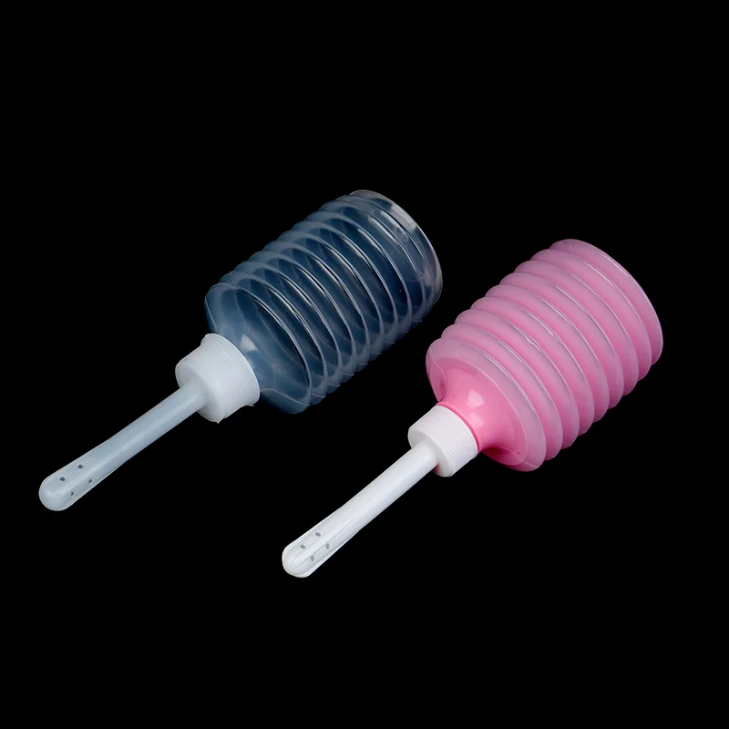 〔DD329〕200ML 8Holes Disposable Vaginal Anal Douche Retractable Wash Cleaning Anus Clean