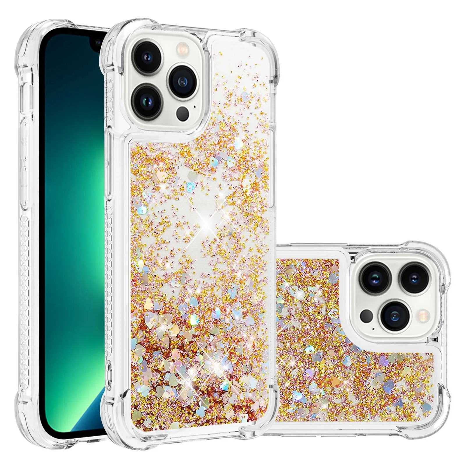 Glitter Dynamic Liquid Quicksand Phone Case