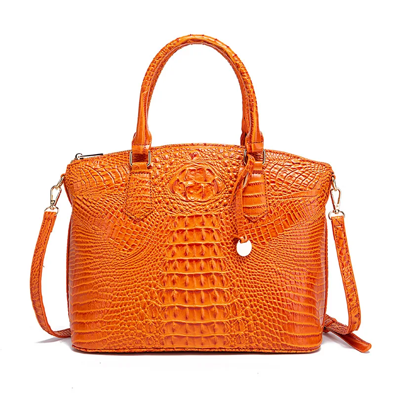 

Light Luxury Crocodile Pattern PU Texture Crossbody Bags Women vip Fashion Handbag Simple Retro Commuting Single-Shoulder Bag