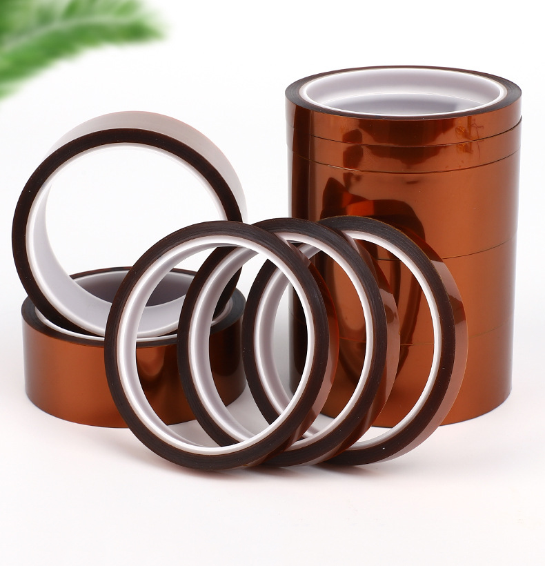 Heat Resistant Tape,Heat Transfer Tape,High Temperature Tape, No Residue，Polyimide Tape for Masking,  Electric Task, Soldering