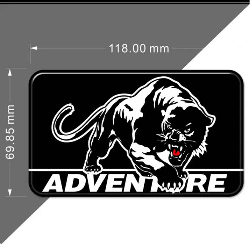 Car ADV Adventure Stickers Windshield Windscreen Luggage Aluminum Case For BMW Honda Yamaha Moto Guzzi Benelli Suzuki Motorcycle