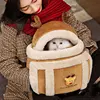 New Pet Carrier Bag Extra Large Capacity Chest Backpack Dog Cat Outdoor Double Shoulder Bag Reindeer Snuggling Hand Pets Bags 3