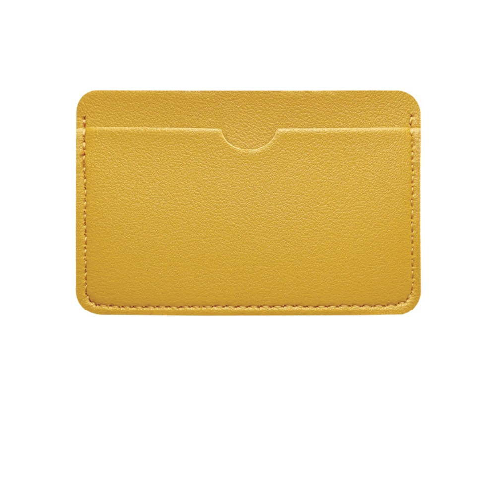 Premium PU Leather Card Holder - Compact ID & Credit Card Protector
