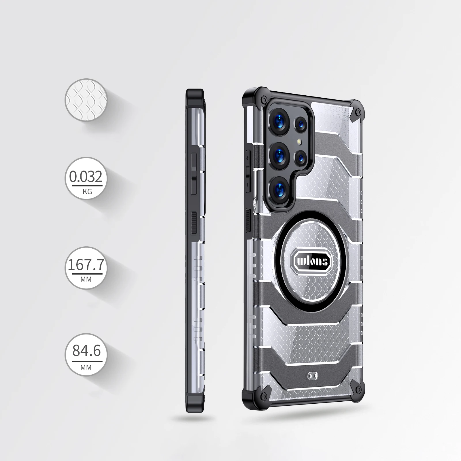 Magnetic Military-Grade Rugged Armor Magsafe Case with Drop-Tested Protection