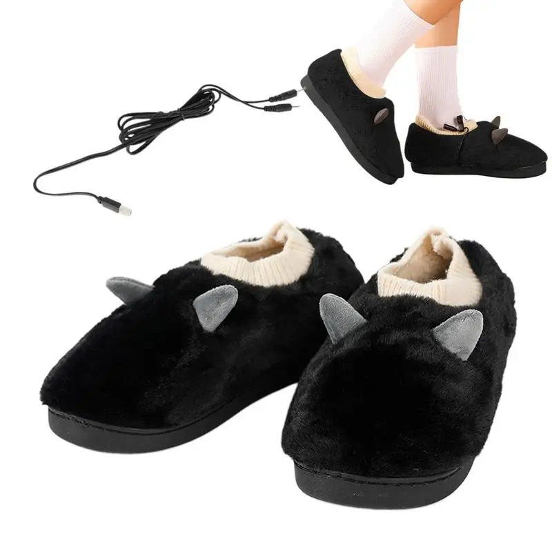

Heated Slippers Electric Heated Slippers USB Foot Warmer Boots Heated Slipper Boot For Men Women Warm Winter Christmas Gift