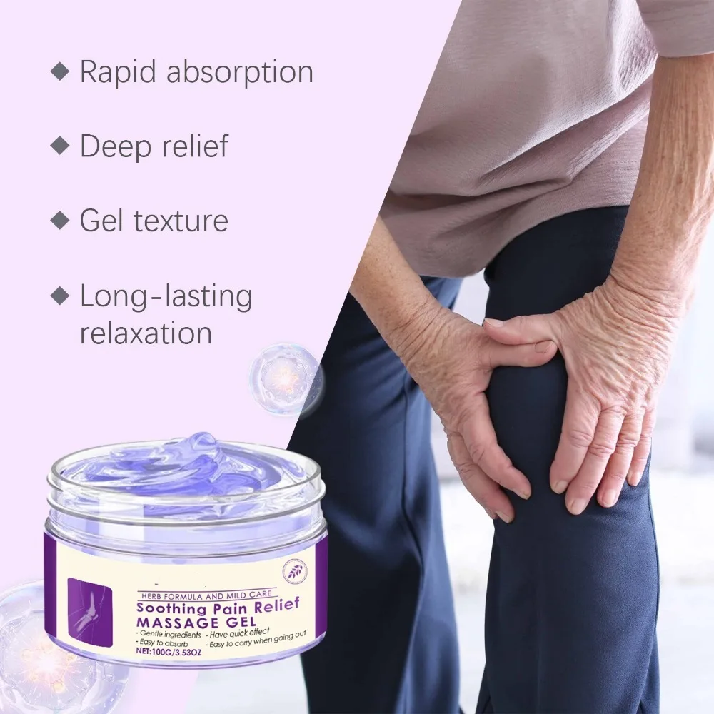 Gentle And Non-irritating Kresin Joint Purple Gel Easily Absorbed Soothes Knees Joint Pain Gel Turmeric Extract Kresin