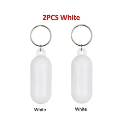Dual Pack Floating Keychain for Water Sports and Boating Essentials (White)