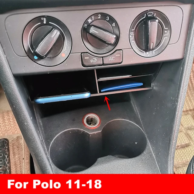 For VW Polo 6R 6C 2011-2018 Accessories Interior Front Central Control  Storage Layer - AliExpress