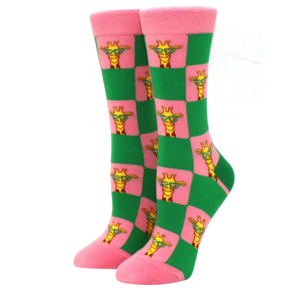 High-Quality Kawaii Cartoon Animal & Fruit Trendy Women's Socks - Harajuku Happy Collection