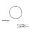 My Shape Bracelet en acier inoxydable pour hommes, bijoux de poignet, bijoux de couple, mode cubaine, Figaro, JOBoy, 3mm, 5mm, 7mm, 9mm de largeur