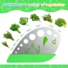 Herb Scissors  Stainless Steel 5 Blade Kitchen Shears Household Vegetable Cutter with Cover Multifunctional Kitchen Gadgets 5
